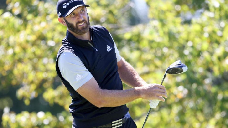 Dustin Johnson competes in Vivint Houston Open at Memorial Park